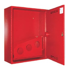 Шкаф пожарный Престиж-01-НЗК (Навесной, Закрытого типа, Цвет: красный)