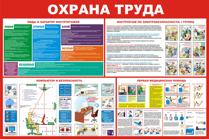 Плакаты по охране труда